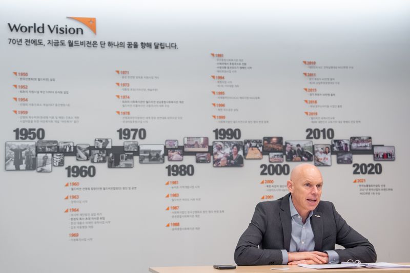 앤드류 몰리 국제월드비전 총재 비전·목표는 아동 기아 종식 [인터뷰]