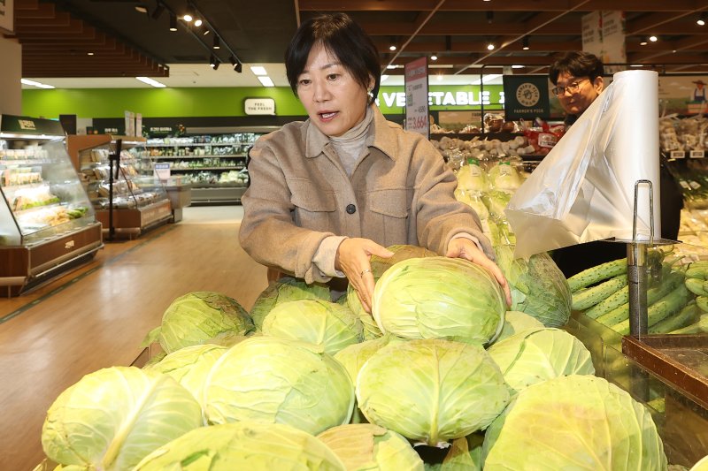 송미령 장관, 이마트 용산점 찾아 농식품 물가 점검
