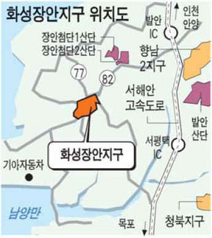 화성 장안 40만평 택지개발
