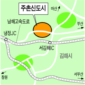 김해 주촌신도시 내달 착공 ‥ 2012년까지 6919가구