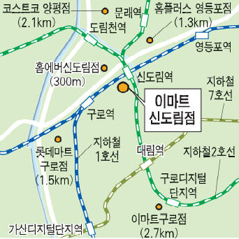 대형마트 신도림 상권 전쟁