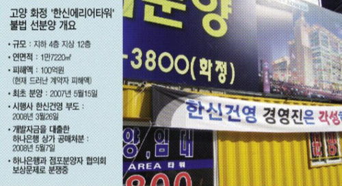 화정 한신타워 사기분양 제2의 굿모닝시티?