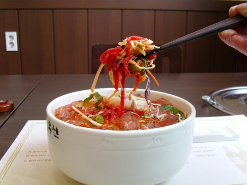 정원푸드 ‘한우 물회’, 정말 맛있어?