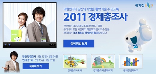 경제총조사실시, 인터넷 이어 방문조사 실시