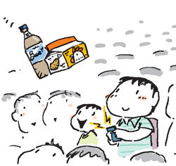 야구장 관중석서 QR코드로 통닭 주문까지