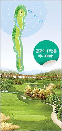 공포의 17번홀…3명 중 1명꼴로 벙커行