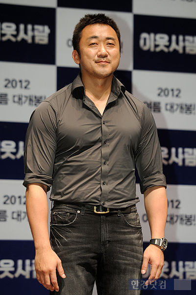 [포토] 이웃사람 마동석, 오해하지 마세요~나쁜 사람 아닙니다