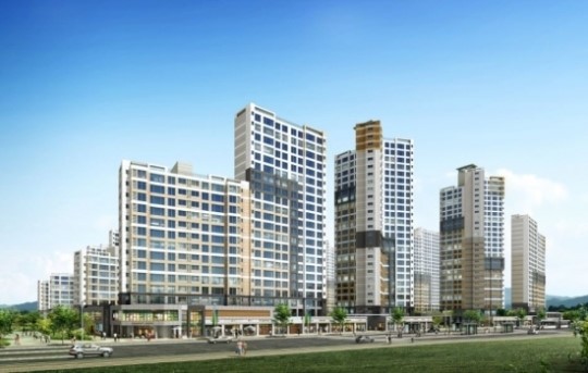 글로벌 아파트 투시도