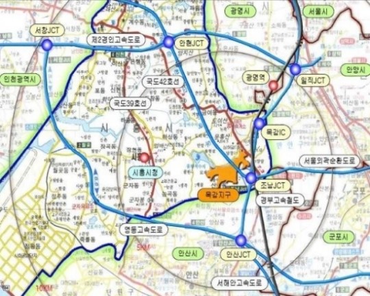 [시흥목감지구 LH아파트②입지]목감역 도보 3분 거리…KTX광명역 이용 편리