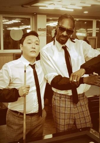 월드스타 싸이, 스눕독과 당구장에서 찰칵…뮤비 촬영