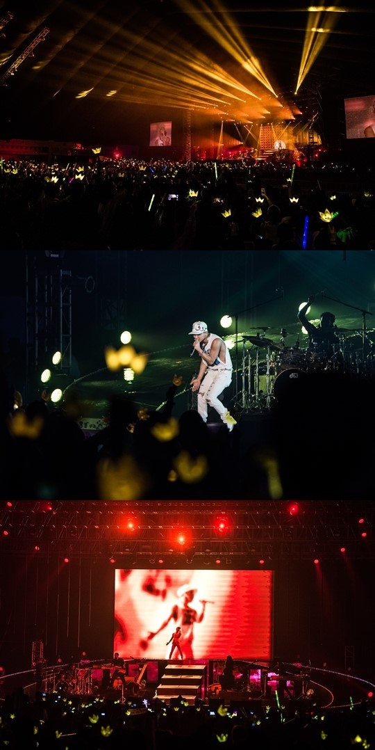 태양, 中 첫 솔로 월드투어 ‘라이즈’ 성료..3천명 관객 ‘열광’