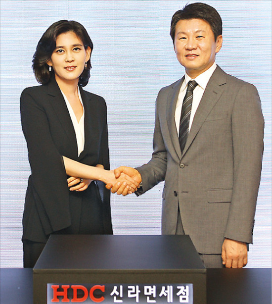 정몽규 현대산업개발 회장·이부진 호텔신라 사장 의기투합…세계 최대 도심형 면세점 용산에 짓겠다