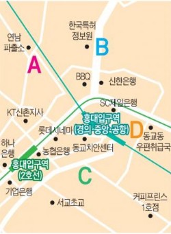동교동 삼거리 인근 중소형 빌딩 실거래 사례 및 추천매물