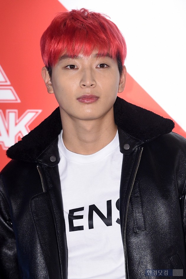 [HEI포토] 정진운, 강렬한 레드 헤어