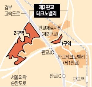 금토동에 제3 판교밸리 조성
