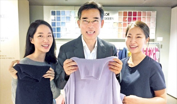 여상룡 지앤지엔터프라이즈 대표 패션테크 무장한 세컨스킨, 반값 캐시미어 내놓겠다