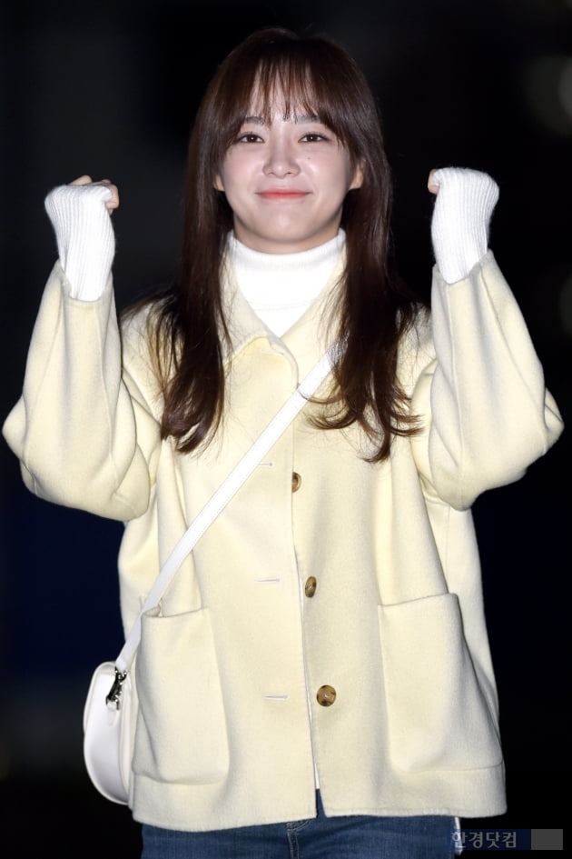 [포토] 김세정, 아자아자 오늘도 힘내자
