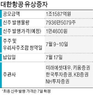 대마불사가 떠받친 대한항공…유상증자 순항하나