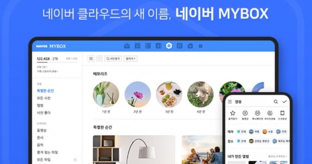 네이버 클라우드→마이박스로 개편…AI 기술 적용