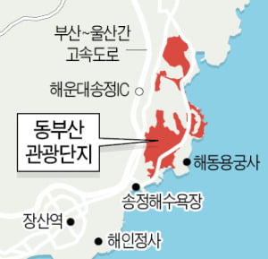 동부산 해안가 상권 모처럼 들썩