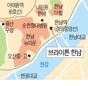 한남동에 한강 조망 고급 주거시설 들어선다