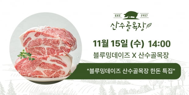 산수골목장x블루밍데이즈, 특별 기획전 진행