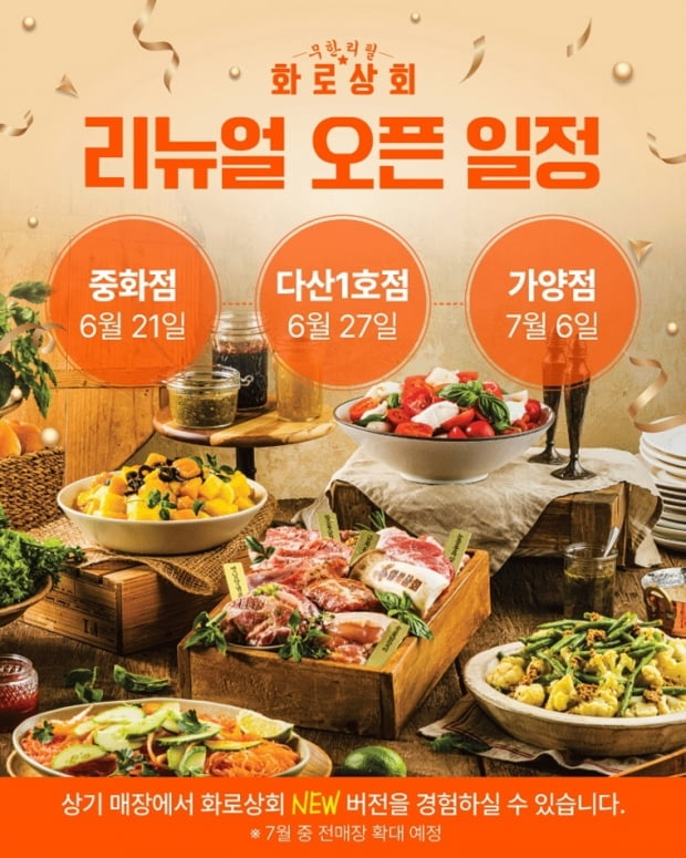 화로상회, NEW 버전 출시…중화점 등 리뉴얼 매장 오픈