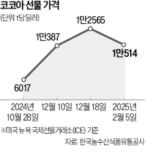 비트코인보다 더 뛴 코코아, 과자 가격도 줄줄이 오른다