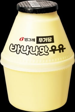 빙그레, 설탕 첨가 ZERO 바나나맛우유 무가당 출시