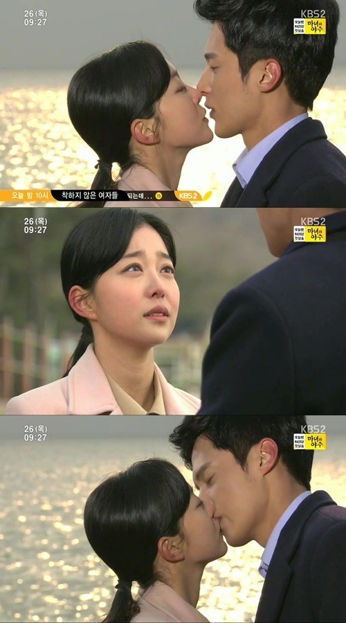 ‘일편단심 민들레’ 김가은-윤선우, 홍인영-전승빈, 위기 속 ‘두 번의 키스’
