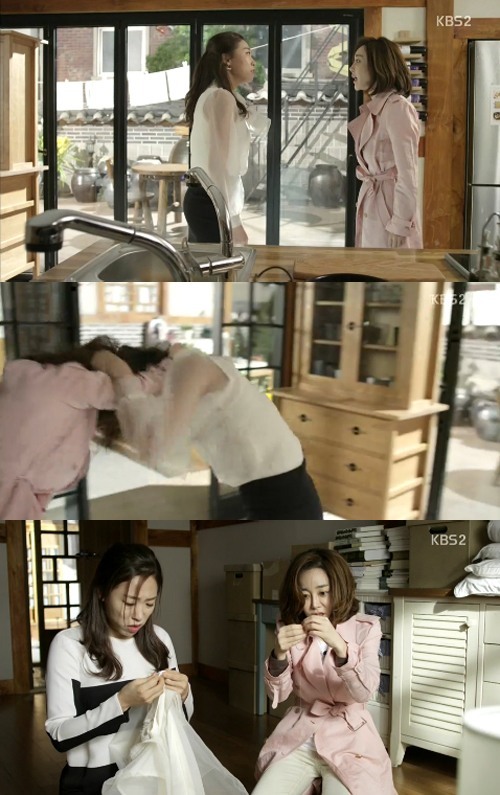 착하지 않은 여자들 김혜은 이미도 머리끄댕이 싸움 내가 안국동 미친X이다