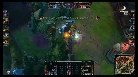 [MSI 2015 #45] MSI 결승, EDG 운영의 묘 선보이며 승리 결승전스코어 1:1 기록