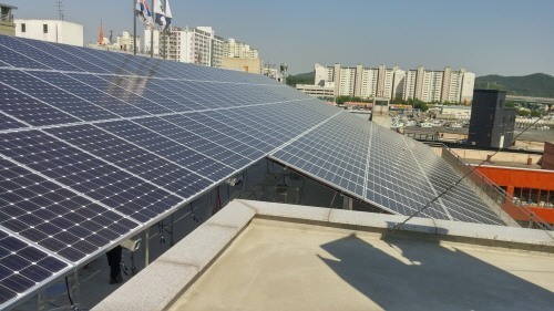 시흥시 공공청사 70kw 태양광 발전 본격 가동