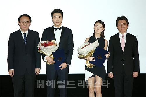 [포토] 권상우-조우 동유, 한중 잇는 대표 선남선녀