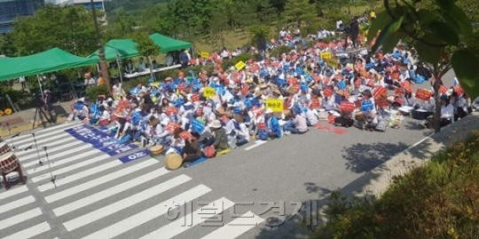 [포토] 전남어린이집연합회 “누리예산 편성하라”