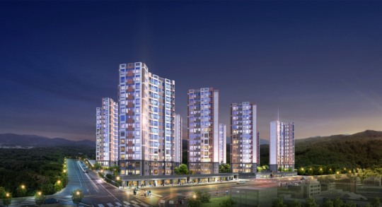 가천 아파트 투시도