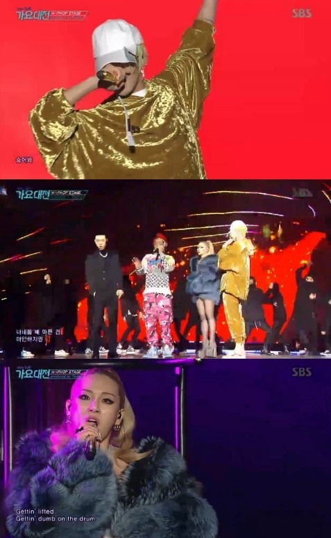 2016SBS가요대전, 오케이션X비와이X지디X씨엘…다시 볼 수 없는 환상 콜라보 ‘엄지척’