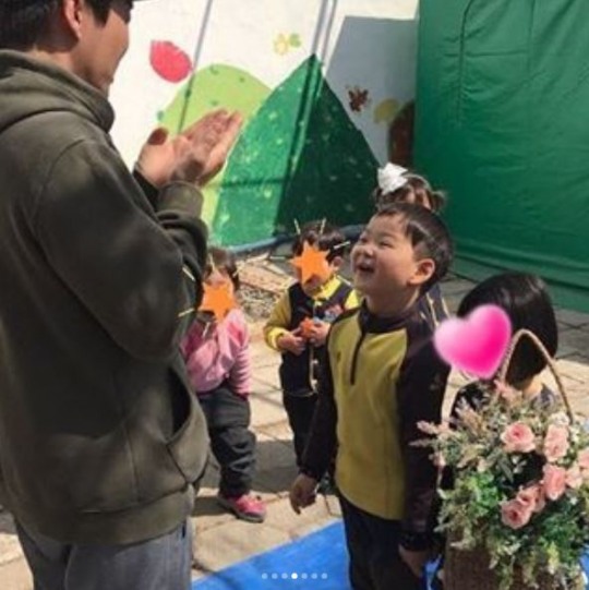 “민국이 신혼여행 다녀왔어요”…송일국, 며느리(?) 맞이했다