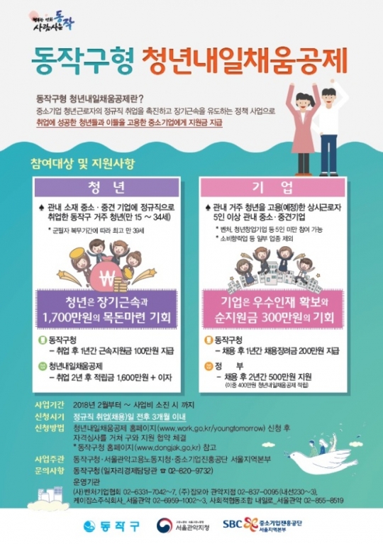 동작구, 청년들에게 1700만원 목돈마련 지원