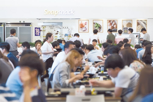 구내식당 ‘북적북적’·회의실 ‘텅텅’…코로나19가 바꾼 직장풍경