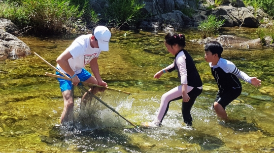 옥계 한국여성수련원, 타그룹 접촉 없는 여름가족휴양캠프