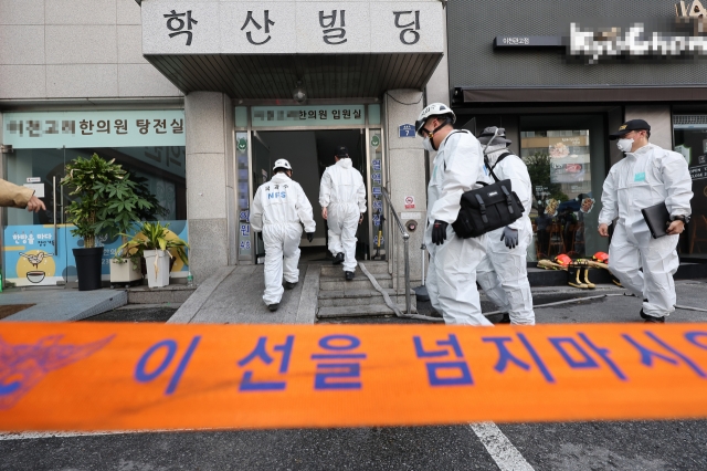 ‘5명 사망’ 이천 병원건물 화재현장에 스프링클러 없었다