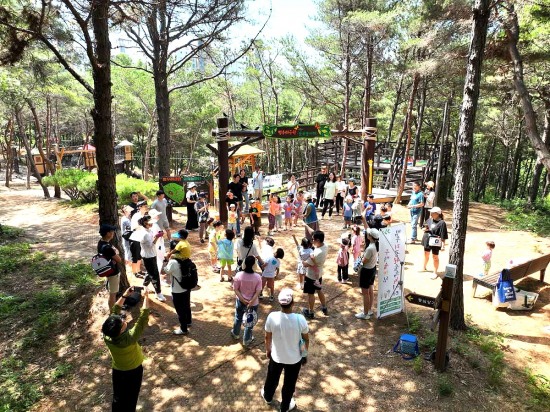 도청신도시 ‘범우리공원 유아숲 체험원’ 개원…3월부터 11월까지 운영,
