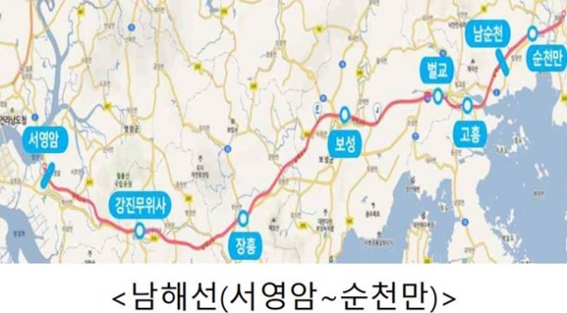 서영암~보성~순천IC 하이패스없이도 무정차 통과한다