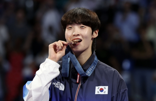 태권도 이다빈, ‘막판 발차기’로 銅…대회 2회 연속 메달[파리2024]