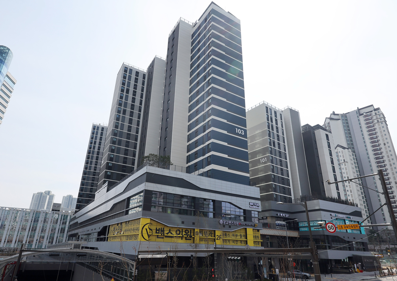 힐스테이트광교 단지 사진