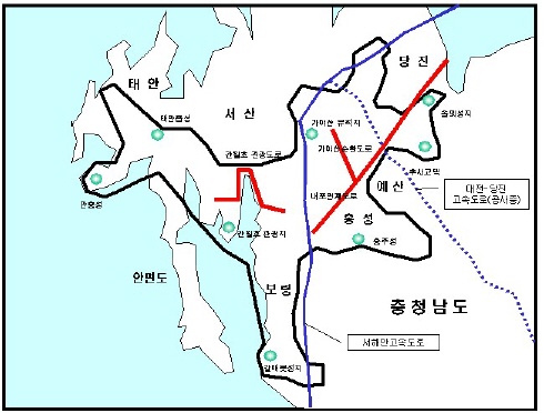 충남 서해안 1조원 투자, 문화관광산업 육성