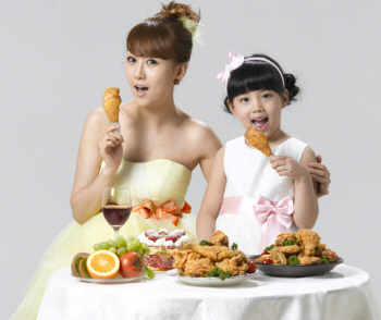 티바두마리치킨, 가수 `장윤정` 모델로