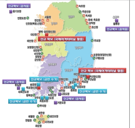 거문도항·울릉(사동)항 올해 완공