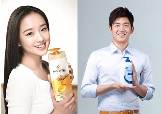 [포토]P&G 샴푸모델 `손연재-이용대`